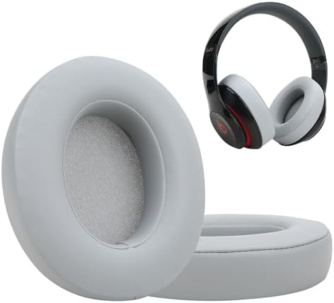 Upgrade Your Audio Experience with Premium Noise-Isolating Memory Foam Ear Pads for Studio 2 & 3 Headphones – Waterproof Protein Leather Cushions in Blue for Unmatched Comfort and Enhanced Sound Quality