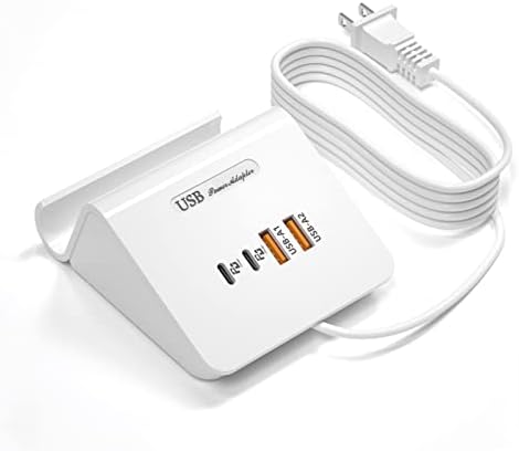 VHBW 35 W 6-Port USB C Charging Hub – Innovative Multi-Device Fast Charging Station with 3 USB-C & 3 USB-A Ports – Optimal Compatibility for i Phone 14/13/12 & Samsung Galaxy S23/S22/S21 – Smart Power Distribution for Rapid Charging Efficiency