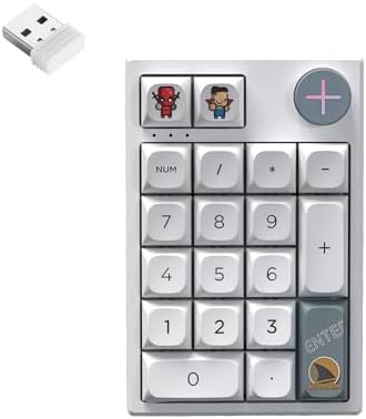 Darmoshark K3 Pro Wireless Mechanical Number Keyboard – Compact 19-Key RGB Backlit Game Keypad with Dual Bluetooth & USB-C Connectivity for Gamers and Professionals – Ergonomic Design for Enhanced Speed and Portability Darmoshark K3 Pro Wireless Mechanical Number Keyboard – Compact 19-Key RGB Backlit Game Keypad with Dual Bluetooth & USB-C Connectivity for Gamers and Professionals – Ergonomic Design for Enhanced Speed and Portability