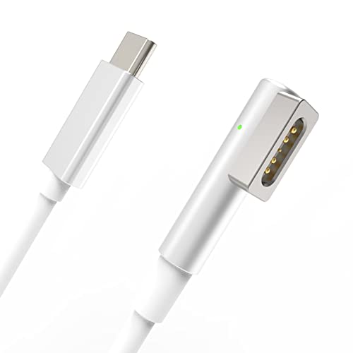 Upgrade Your Mac Book Power Supply with the 60 W L-Tip Magnetic Charging Cable – Perfectly Designed for Pre-June 2012 Models, 1.8 m Length for Optimal Flexibility and Durability, Effortless Connection and Enhanced Charging Efficiency