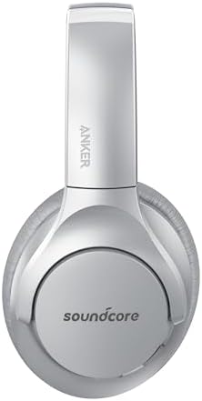 Anker Soundcore Life Q20 Wireless Over-Ear Headphones – Superior Hybrid Active Noise Cancellation, 70-Hour Battery Life, Premium Hi-Res Audio with Enhanced Deep Bass, Luxurious Comfort with Memory Foam Ear Cushions, Perfect for Travel and Office Environments, Quick USB-C Charging for Nonstop Audio Enjoyment