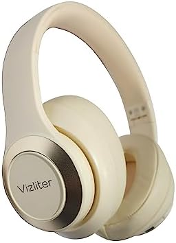 Elevate Your Audio Experience with Vizliter TWS Bluetooth Over-Ear Headphones – Unmatched Noise Cancellation, Rich Deep Bass, Built-In Microphone, and Stunning LED Design for Ultimate Comfort and Connectivity