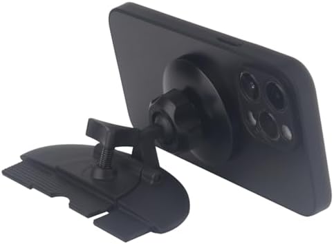 Revolutionize Your Driving Experience with the Universal Magnetic CD Slot Phone Holder – Effortless Installation, Strong Magnetic Grip, and Seamless Compatibility for All Smartphones Including Mag Safe i Phones – Optimize Navigation and Hands-Free Communication While Enhancing Vehicle Aesthetics