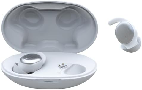 Ultimate Comfort Wireless Bluetooth Noise-Canceling Earbuds for Side Sleepers – 7-Hour Battery Life, Tailored Design for Gaming and Sleep, Immersive Sound Experience (White)
