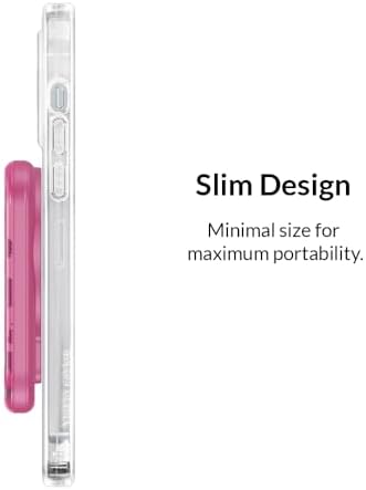Stylish Hot Pink Leopard VELVET CAVIAR Magnetic Power Bank – Mag Safe Compatible Slim Charger for i Phone 12, 13, 14, 15 – Fast 5000 m Ah Portable Battery Pack with USB-C for Effortless Charging on the Go