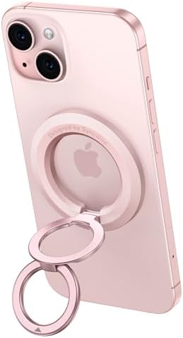 SYNCWIRE Mag Safe Phone Ring Holder – Stylish Magnetic Grip & Hands-Free Kickstand for i Phone 16, 15, 14, 13, 12 Pro Max – Secure 360° Rotation, Durable Build for Everyday Convenience & Enhanced Stability