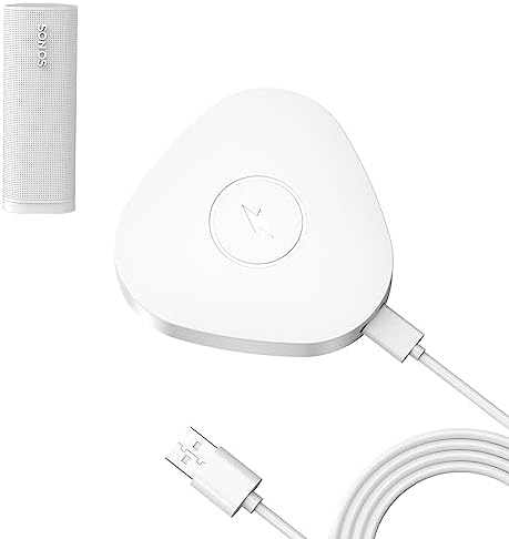 Magnetic Wireless Charging Dock for Sonos Roam Gen 1 & 2, Fast-Power Base for Bluetooth Speakers, Sleek Portable Charger for Sonos Roam SL – Ultimate Charging Solution for Music Lovers