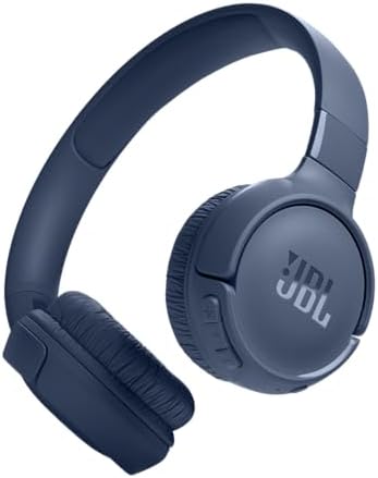 JBL Tune 520 BT Wireless On-Ear Headphones – Unmatched 57-Hour Battery Life with Quick Charge, Ultra-Comfortable Foldable Design, Voice Aware for Effortless Hands-Free Calls, Lightweight Portability in Striking Purple – Ideal for Music Lovers & Daily Travelers