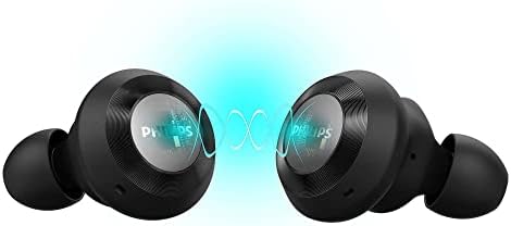 Philips T8505 True Wireless Earbuds – Premium Hybrid Active Noise Canceling (ANC) with Bluetooth 5.0 Connectivity, IPX4 Water-Resistant Design, Voice Assistant Functionality, App-Controlled Customization, and USB/Wireless Charging Case for Ultimate Convenience and Comfort
