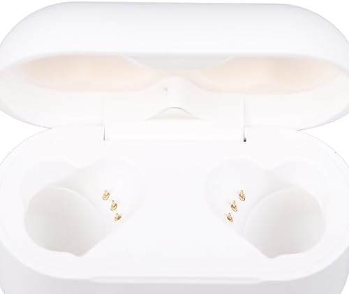 Dpofirs Heart-Shaped Bluetooth Earbuds – Lightweight Stereo Headphones with Active Noise Canceling, Premium Sound Quality, and Customizable Fit – Includes Charging Case and 6 Ear Tips for Ultimate Comfort and Compatibility