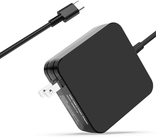 Ultra-Fast 65 W USB-C Power Adapter for Versatile Laptop & Smartphone Charging – Optimized for ASUS Zenbook, Mac Book Pro, Dell Latitude, Lenovo, HP Spectre, and More – Compact, Durable Design with Intelligent Safety Features for Secure Use – Perfect for Professionals on the Go with Tangle-Free Cord and Lightweight Portability – High-Performance Charging with Multi-Protection Systems for Peace of Mind – Ideal for Home, Office, and Travel – Experience Reliable Power Supply for All Your USB-C Devices – Premium Quality Assurance and Dedicated Customer Support for Ultimate Satisfaction