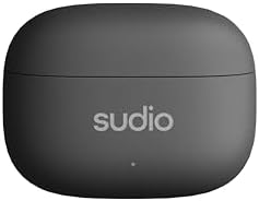 Sudio A1 Pro Wireless Earbuds – Premium Bluetooth 5.3 Noise Cancelling Earphones, Waterproof Design with Touch Control, Stylish Purple Finish, Ideal for Music Lovers and Active Lifestyles, Enhanced Comfort and Sound Quality with Compact Charging Case