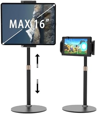 Enhance Your Workspace with the MAGIPEA Adjustable Tablet Stand and Holder – Versatile, Bendable Design for Unmatched Device Compatibility, Perfect for i Pad Pro, Kindle, Switch, and More – Ideal for Multi-Angle Viewing and Hands-Free Use in Any Setting