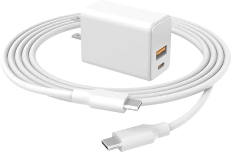 Rapid Charge 30 W PD Adapter for Google Pixel 8 & 8 Pro – Ultimate Fast Charging Solution with Durable Cable & Enhanced Safety Features – Compact Wall Charger for On-the-Go Power Efficiency