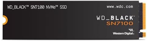 Unlock Epic Gaming Performance with WD_BLACK 500 GB SN7100 NVMe SSD – Blazing Fast Gen4 PCIe Drive for Seamless Gameplay at Up to 6,800 MB/s – Compact M.2 2280 Design for Enhanced Compatibility and Reliability – Elevate Your Gaming Rig Now!