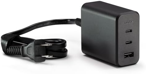 Mophie 60 W Ga N USB-C Fast Charger Block – Eco-Friendly Compact Wall Charger with USB-A Port for i Phone, i Pad, Google Pixel, Samsung Galaxy, Mac Book Pro & More – Ultimate Travel Charger with Foldable Prongs for Maximum Portability and Versatile Device Compatibility