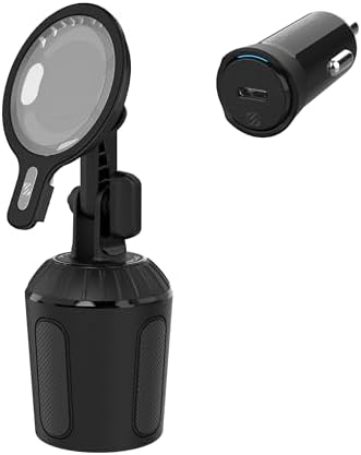 Scosche MSQP Magnetic Wireless Charger – Ultra-Fast Mag Safe Charging Pad for i Phone 12, 13, 14, Air Pods, and More | Sleek Black Design for Effortless Power | Compact and Versatile Wireless Charging Solution for Home and Travel