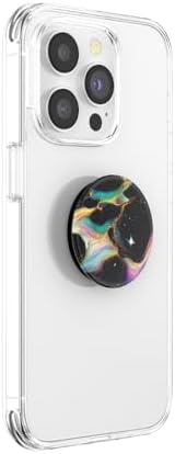 Vibrant Mag Safe Rainbow Glass Pop Socket Grip & Stand – Secure Hands-Free Kickstand for Effortless Wireless Charging and Enhanced Smartphone Functionality
