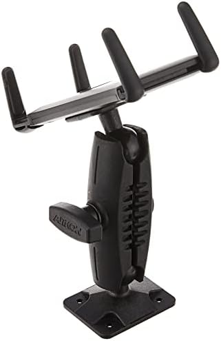 Ultimate ARKON Heavy-Duty Car Phone Holder with Secure Grip | Adjustable Drill Base Mount for i Phone, Samsung, Google & Nokia | Spring-Loaded Smartphone Holder Expands to 7.25 Inches | Reliable Accessory for Safe Navigation & Hands-Free Use