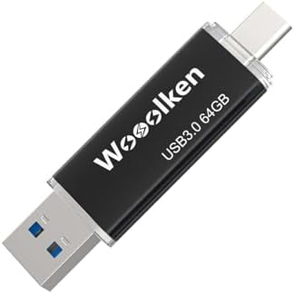 Wooolken 32 GB USB C Flash Drive 2 Pack – Versatile Dual USB 3.0 OTG Memory Stick for i Phone 16/15, Android Devices & Computers – High-Speed Data Transfer, Compact & Durable for On-the-Go Storage Solutions