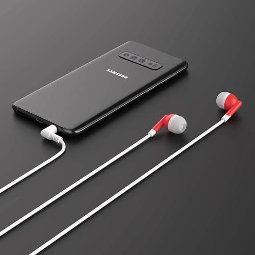 Maeline 100-Pack Bulk Earbuds with 3.5 mm Connector – Multi-Color Stereo Earphones for Schools, Events, and Promotions – Superior Sound Quality and Comfort for Everyday Use