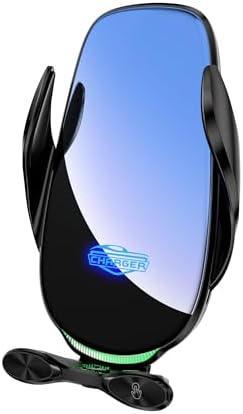 Mag Safe Compatible Car Phone Holder with Fast Wireless Charging | Adjustable Smartphone Mount for All Models | 360-Degree Rotatable Design for Optimal Viewing | Secure Dashboard & Windshield Installation | Versatile Charging Solution for Navigation and Music Streaming