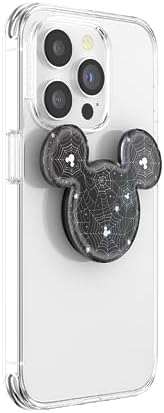 Disney Classic Mouse Pop Sockets Phone Grip with Versatile Kickstand – Ultimate Anti-Drop Phone Holder for One-Handed Use and Easy Style Switchability – Compatible with i Phone, Samsung, and Most Cases – Ideal for Wireless Charging and Everyday Convenience