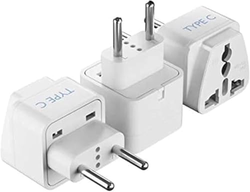 Ultimate Compact Travel Power Adapter for UK & Ireland – Dual USB & USB-C Fast Charger with 3.1 A Output – Type G Plug Converter for Seamless Global Connectivity in Hong Kong, England, Dubai, and Saudi Arabia – Safe, Efficient Design for Smart Travelers