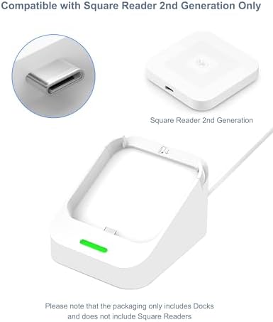 Revolutionize Your Payment Processing with the WUKUR Square Dock for Square Reader 2 nd Generation – Premium Anti-Slip Stand Featuring Detachable USB-C Connectivity for Optimal Transaction Performance and Stability