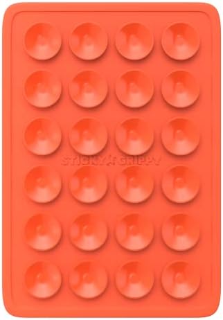 Premium Silicone Suction Phone Mount for i Phone & Android – Hands-Free Holder for Tik Tok, Selfies & Fidgeting – Versatile Shower Mirror & Smooth Surface Compatibility – Stylish Chocolate Finish for Enhanced Functionality and Aesthetic