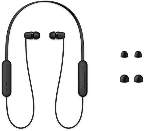 Sony WI-C100 Wireless In-Ear Bluetooth Headphones – Exceptional Audio Clarity with Quick Charge Technology, IPX4 Water Resistance & Integrated Microphone for Seamless Hands-Free Communication – Perfect for Daily Commutes, Fitness Activities & Versatile Use