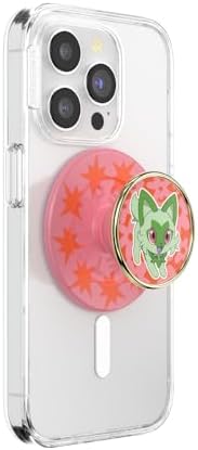 Mag Safe-Compatible Pop Socket Phone Grip Featuring Sleepy Bulbasaur – Secure Hands-Free Kickstand with Wireless Charging Support – Ideal Pokémon Accessory for Enhanced Device Handling and Viewing Experience