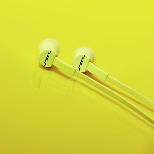 SOL REPUBLIC Jax Wired In-Ear Headphones for Android – Tangle-Free, Noise-Isolating Audio Experience with 4 Ear Tip Sizes for Customized Comfort – Stylish Red Design Perfect for Calls & Music Playback