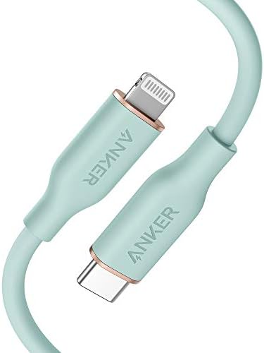 Anker 6 FT USB C to Lightning Cable – MFi Certified Fast Charging Cable for i Phone 13 Pro, 12 Pro Max, 12, 11, X, and XS – Stylish Lilac Purple, Enhanced Durability and Rapid Data Transfer – Ideal Power Delivery Solution for Apple Devices