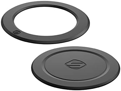 Scosche Magic Ring Adhesive Magnetic Adapter for Seamless Wireless Charging and Mounting – Ultimate Compatibility, Neodymium Magnet Precision, and Sleek Design for Smartphones and Devices – Elevate Your Mobile Experience with Enhanced Speed and Convenience