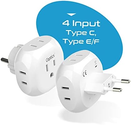 Ultimate Compact Travel Power Adapter for UK & Ireland – Dual USB & USB-C Fast Charger with 3.1 A Output – Type G Plug Converter for Seamless Global Connectivity in Hong Kong, England, Dubai, and Saudi Arabia – Safe, Efficient Design for Smart Travelers