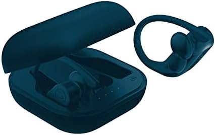 Coby True Wireless Sport Earbuds with 15-Hour Playback and Charging Case – Effortless Auto Bluetooth 5.3 Pairing, Siri & Google Assistant Compatibility, Ideal for Gym & Running – Stylish Blue Design for Active Lifestyles – Unmatched Sound Quality and Freedom of Movement