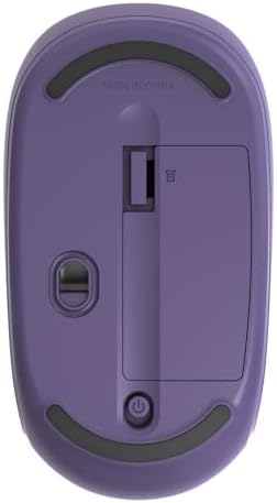 Light Orchid Incase Wireless Mobile Mouse 1850 – Microsoft-Designed, Ambidextrous Comfort, 6-Month Battery for Ultimate Portability, Nano Transceiver for Seamless Connectivity, Compatible with Mac & Windows 8/10/11 – Elevate Your Productivity and Style