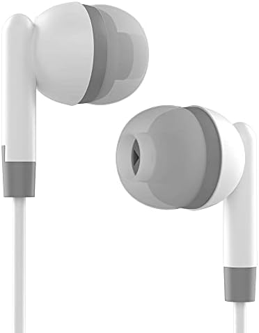 Maeline 100-Pack Bulk Earbuds with 3.5 mm Connector – Multi-Color Stereo Earphones for Schools, Events, and Promotions – Superior Sound Quality and Comfort for Everyday Use