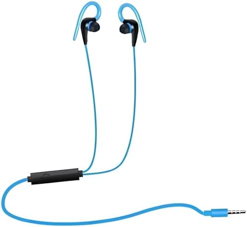 Premium Wired Earphones with Microphone for Active Lifestyles – Noise Cancelling In-Ear Headphones with Deep Bass Stereo Sound for Workouts, Gaming, and Clear Calls (Black) – Versatile Compatibility and Ergonomic Comfort