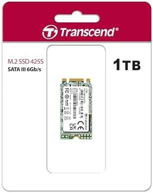 Elevate Your Device Performance with Transcend 250 GB M.2 2242 SATA III SSD – Lightning-Fast 500 MB/s Speeds, Ideal for Ultrabooks, Laptops, and Desktops, Featuring 3 D TLC NAND Flash, LDPC Error Correction, and SLC Cache for Unmatched Reliability and Compatibility