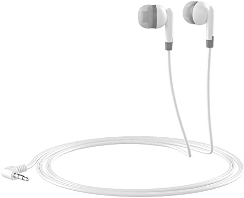 Maeline 100-Pack Bulk Earbuds with 3.5 mm Connector – Multi-Color Stereo Earphones for Schools, Events, and Promotions – Superior Sound Quality and Comfort for Everyday Use