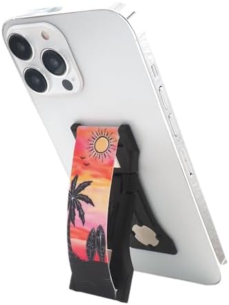 Upgrade Your Smartphone Handling with LOVEHANDLE PRO Premium Phone Grip – Vibrant Daisy Print – Multi-Functional Silicone Strap, Magnetic Mount & Kickstand for Effortless Device Management and Hands-Free Viewing Experience – Ideal for Stylish Mobile Use