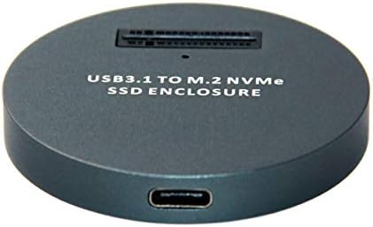 USB 3.1 USB-C to NVMe M-Key M.2 NGFF SSD External Adapter – Vertical Design for Optimal Heat Dissipation, High-Speed Data Transfer up to 10 Gbps, Portable PCBA Converter for Enhanced Storage Solutions