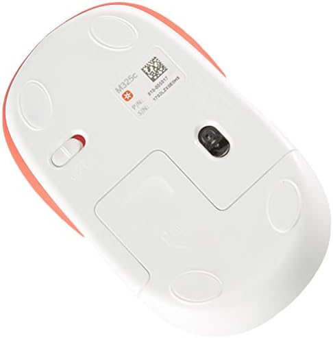 Logitech M325 Wireless Mouse in Cocktail Design – Ergonomic Comfort and Precision Tracking for All Operating Systems, Long Battery Life Up to 18 Months, Perfect for Travel and Home Office Setup