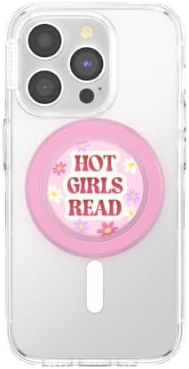 Mag Safe-Compatible Pop Socket Phone Grip & Stand – “Curled Up with a Good Book” – Secure Magnetic Hold for Hands-Free Viewing, Effortless Wireless Charging, Lightweight Portable Design, Ideal for Streaming & Reading