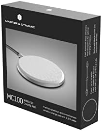 Elevate Your Charging Experience with the MASTER & DYNAMIC MC100 Gunmetal Aluminum Wireless Charging Pad – Fast, Stylish Station for Earbuds with Non-Slip Surface, Perfect for Home or Office Décor, Enhance Your Audiophile Lifestyle