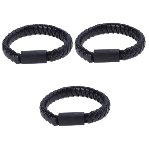 3pcs Charging Cable Bracelet Data Charge Cord Braided Wristband Style Portable USB-c Cable for Devices – Enhanced Compatibility and Speed