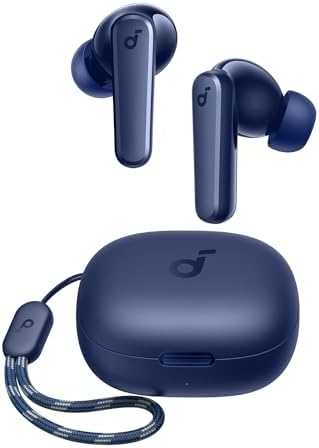 Anker Soundcore P20 i True Wireless Earbuds – Immersive 10 mm Bass Drivers, Bluetooth 5.3 for Effortless Pairing, 30-Hour Playtime for All-Day Listening, IPX5 Water-Resistant for Active Users, AI Dual Microphones for Superior Call Clarity, 22 Customizable EQ Levels for Tailored Sound (Blue) – Ideal for Fitness Lovers and Daily Commuters