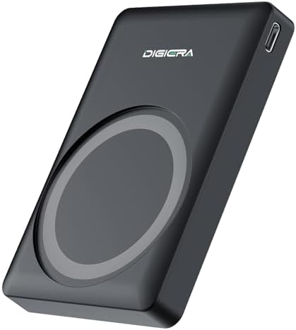 5000 m Ah Wireless Magnetic Power Bank with 15 W Fast Charging – Dual Device Charger for i Phone 16/15/14/13/12, Smartwatches & Earbuds – Compact Travel-Friendly Design with 20 W Output & Smart Safety Features for Reliable Power On-the-Go